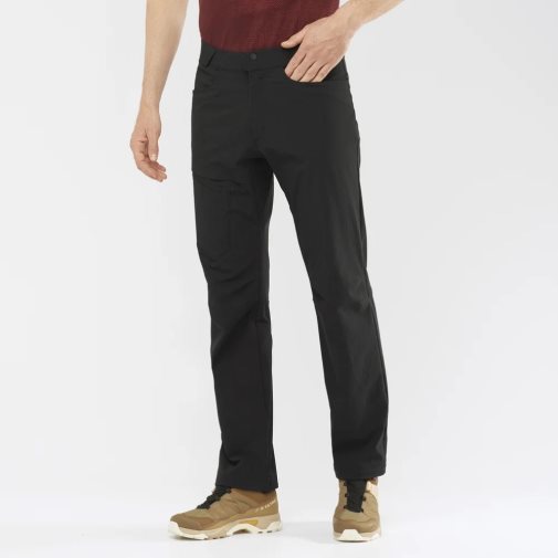 Black Salomon Wayfarer Men's Sport Pants | IE BP5842